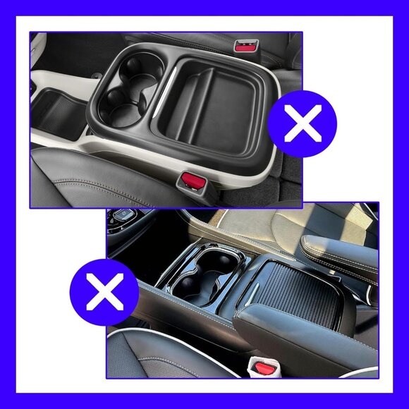 For 21-24 Chrysler Pacifica Center Console Organizer Tray added storage - Picture 7 of 8